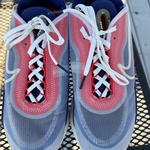Nike Red and Blue Sneakers